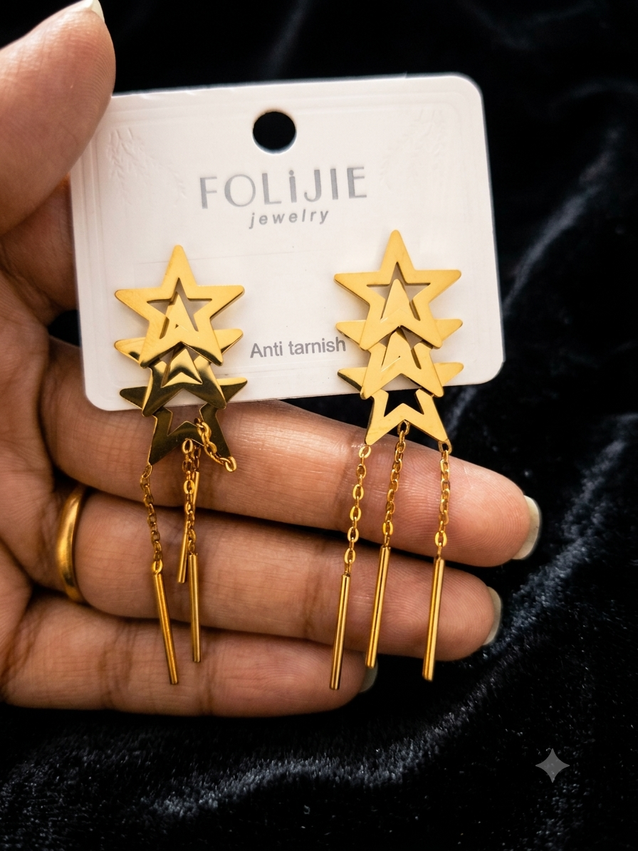 Anti tarnish earring 07