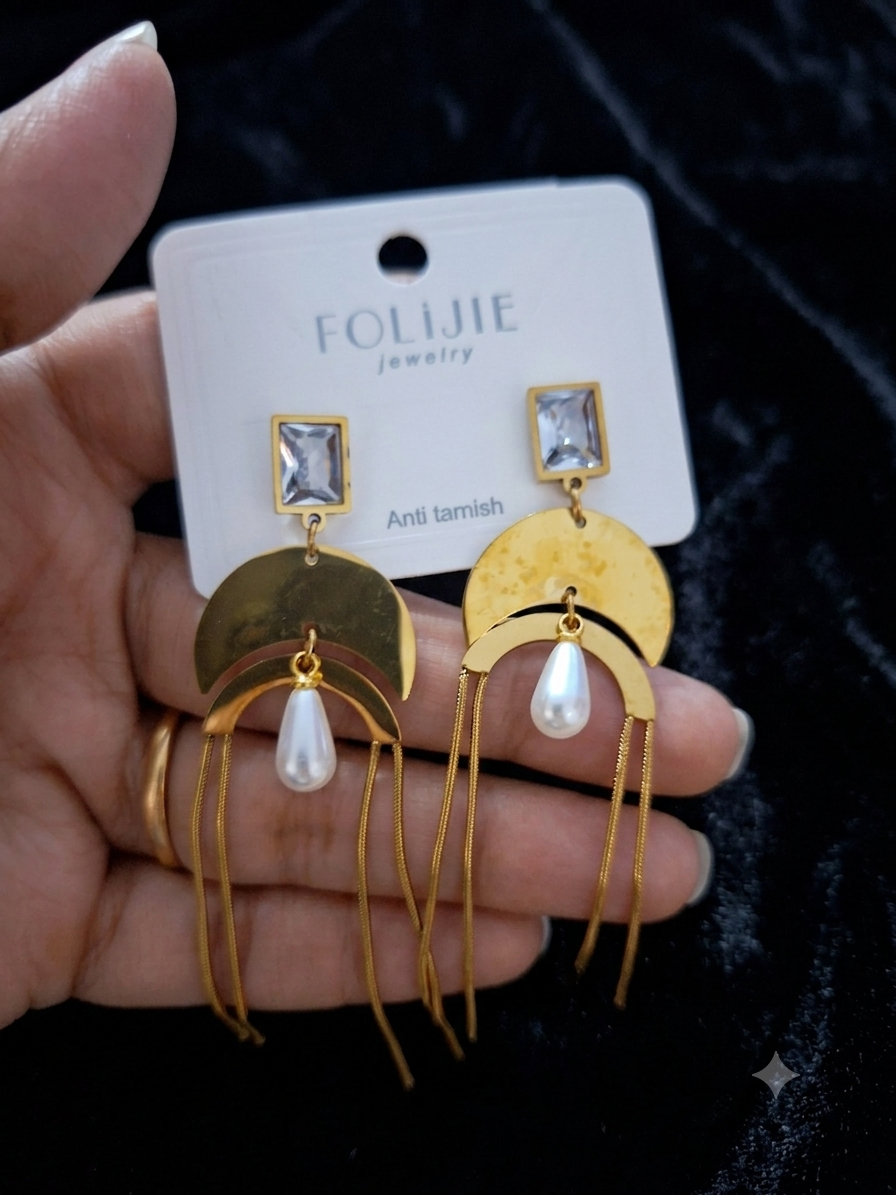 Anti tarnish earring 06