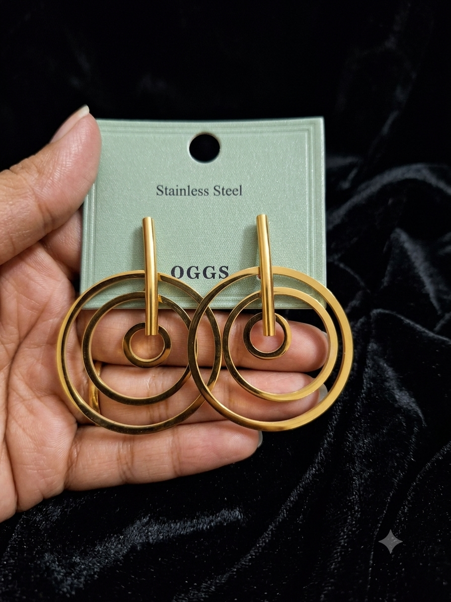 Anti tarnish earring 03