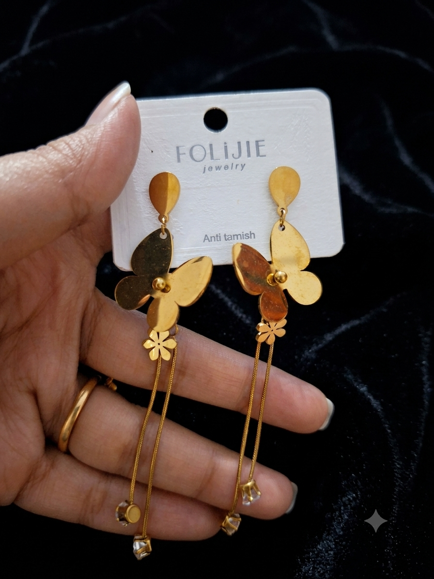 Anti tarnish earring 01