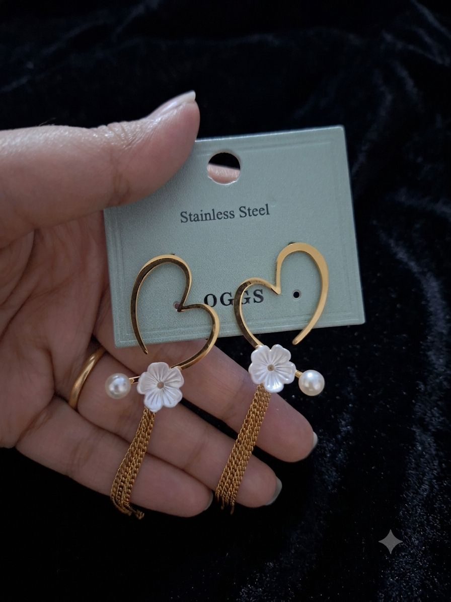 Anti tarnish earring 164