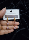Anti tarnish earring 124