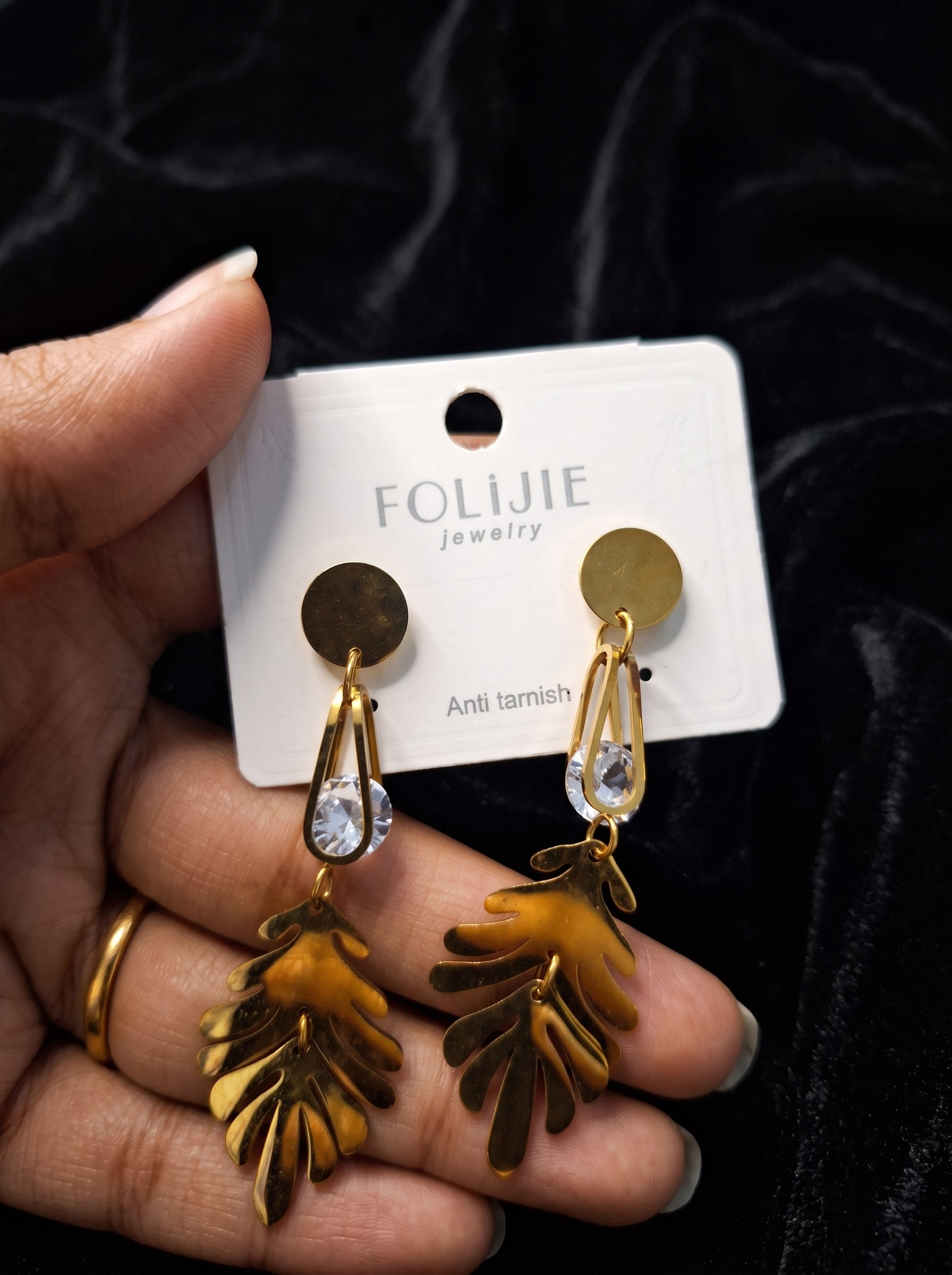 Anti tarnish earring 108