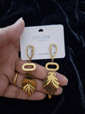 Anti tarnish earring 107