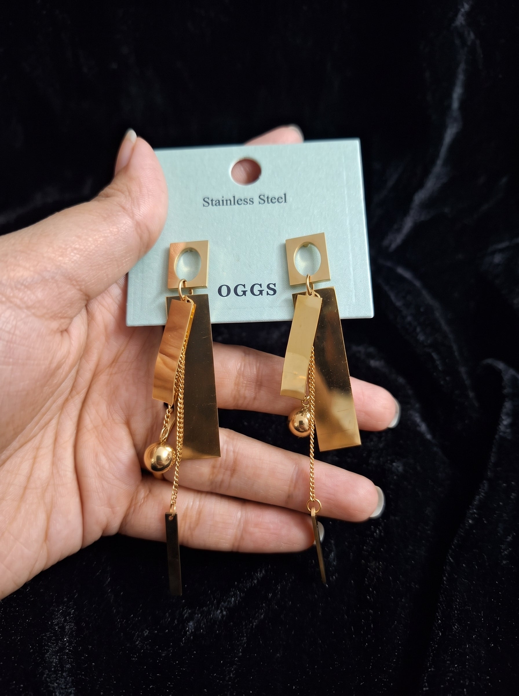 Anti tarnish earring 86