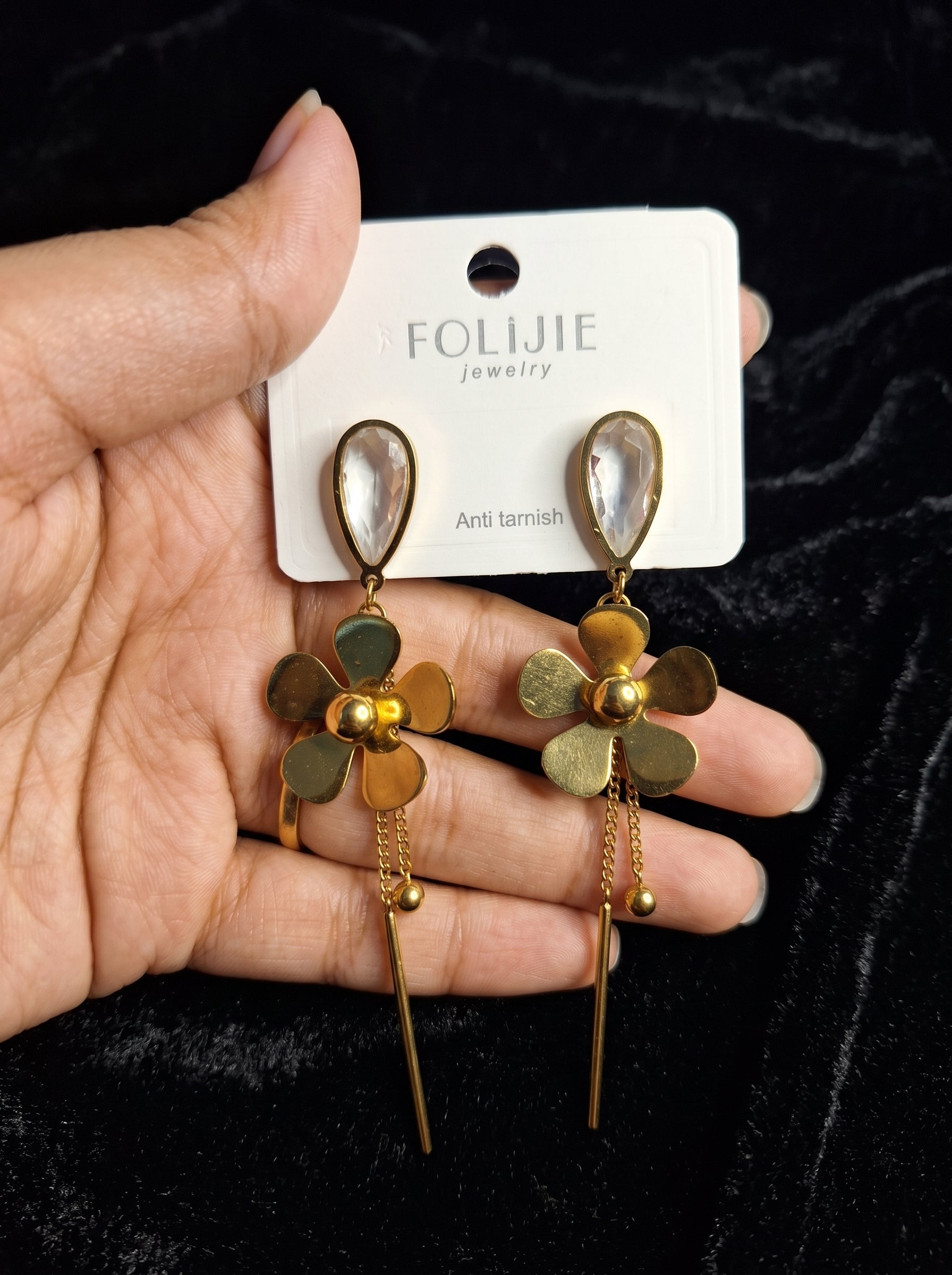Anti tarnish earring 89