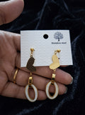 Anti tarnish earring 87