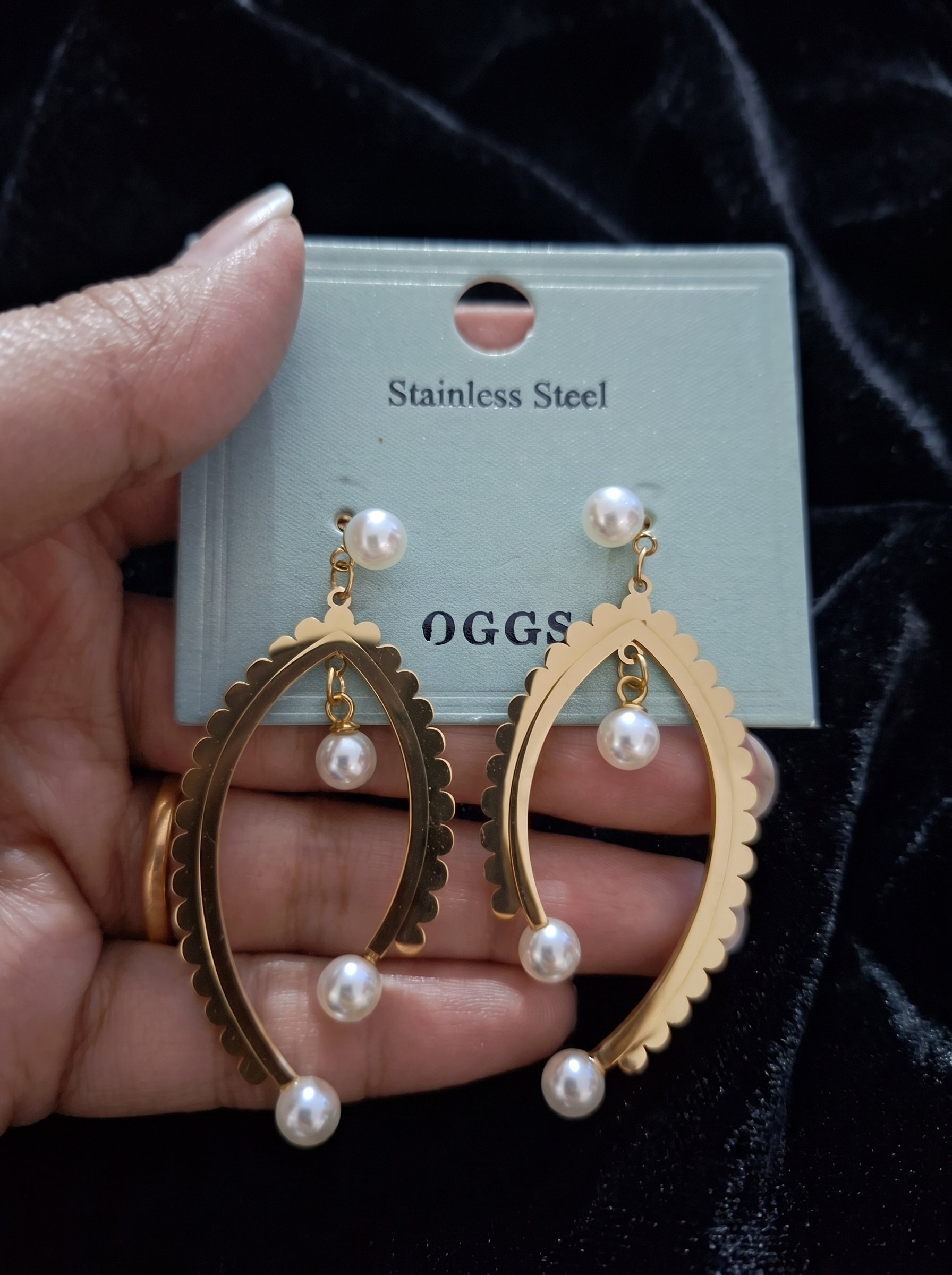 Anti tarnish earring 81