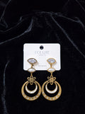 Anti tarnish earring 77