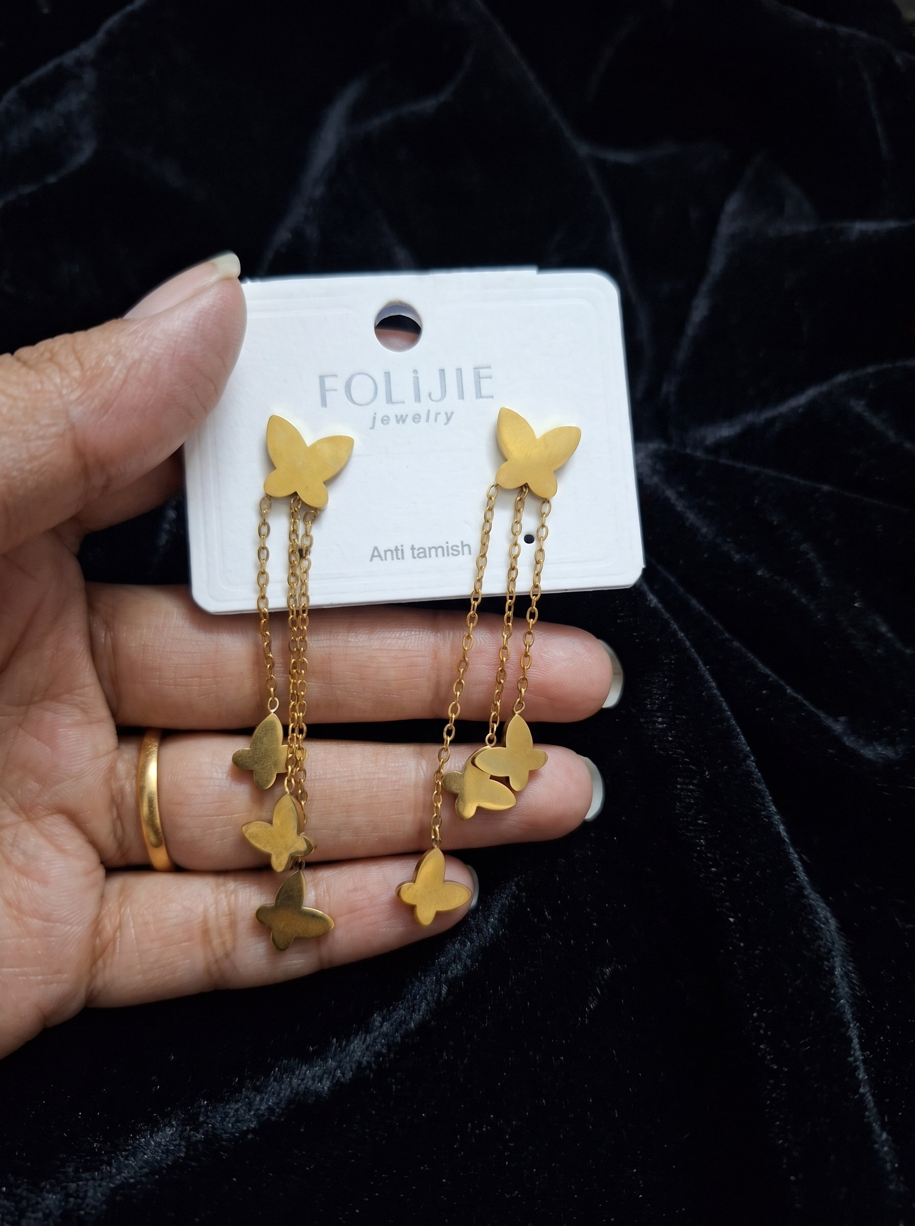 Anti tarnish earring 74