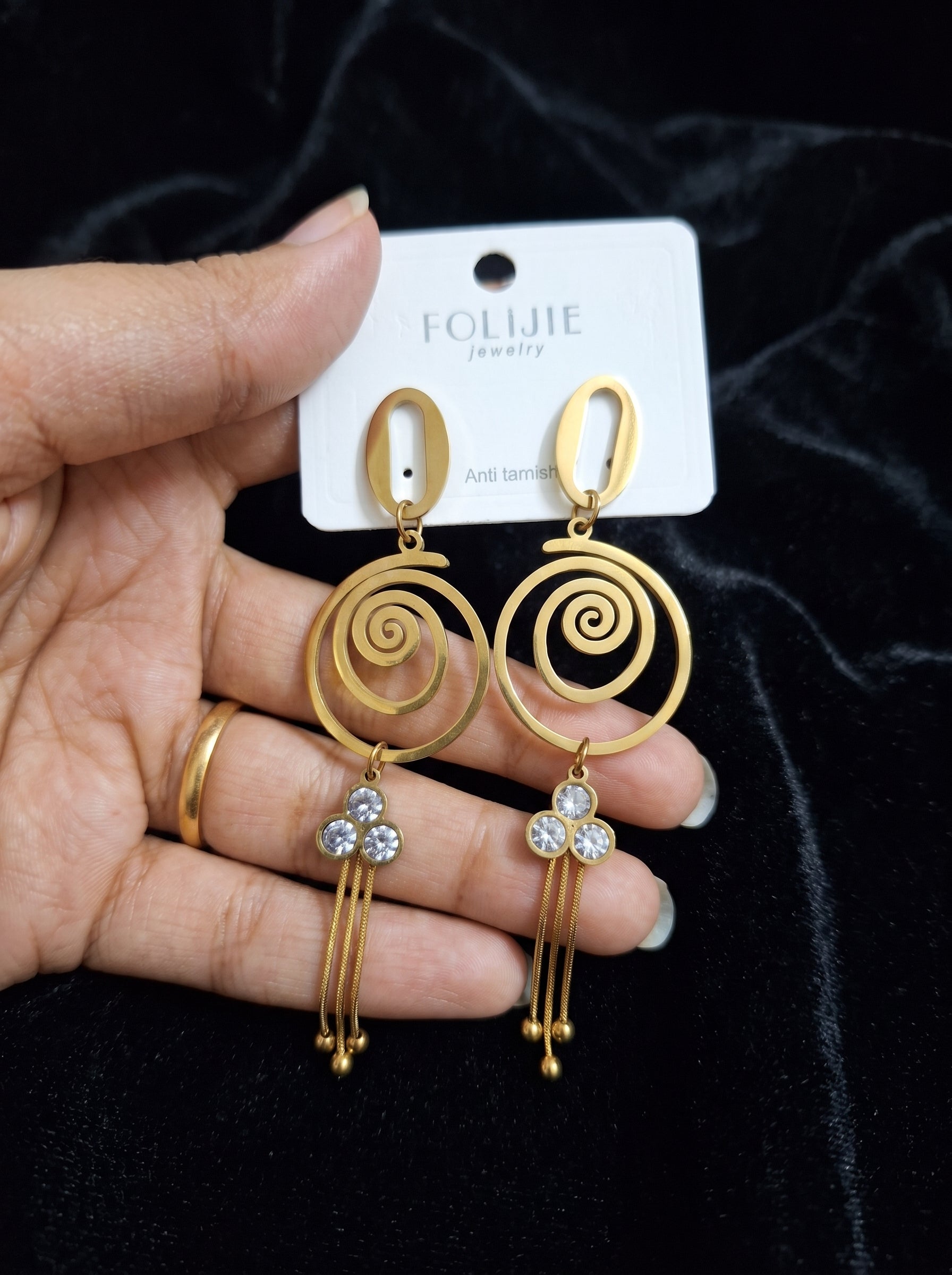 Anti tarnish earring 10